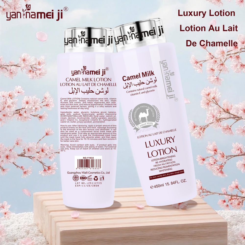 camel milk saves skin lotion vitamin e brightening hydrating moisturizing body lotion 450ml foreign trade