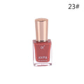 Bk summer new arrival: 36-color trendy oil-based nail polish - peel-off, no-bake, long-lasting, smudge-proof, brightening manicure