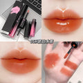 Gege bear ice glaze double-ended lip glaze mirror water-glossy transparent lip oil matte matte whitening lipstick