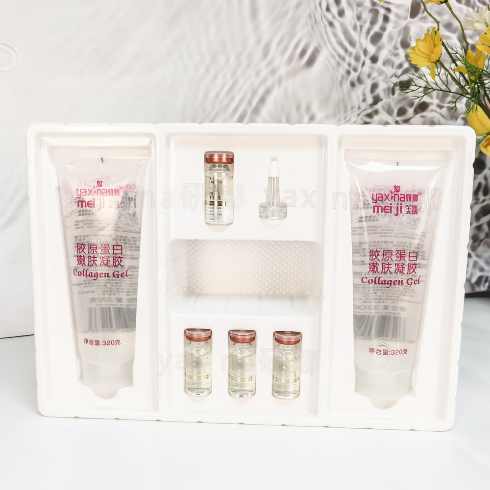 collagen rejuvenating gel kit hydrating firming moisturizing facial care 6-piece beauty salon set