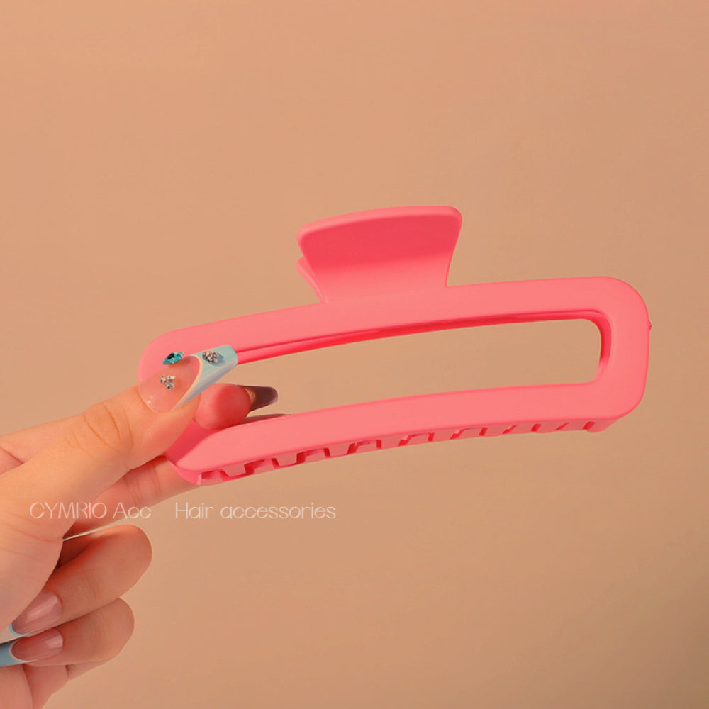 Extra large hair clip, large hair clip, back of head, hair clip, thick hair, square frosted shark clip, headwear