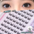Jonbos self-adhesive glue-free false eyelashes - natural, realistic, and effortless beauty: mermaid snowflower single cluster lashes