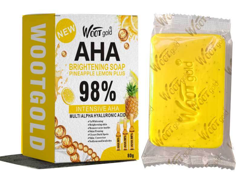 boxed english turmeric handmade soap deep cleansing fruit soap aha glutathione soap 80g