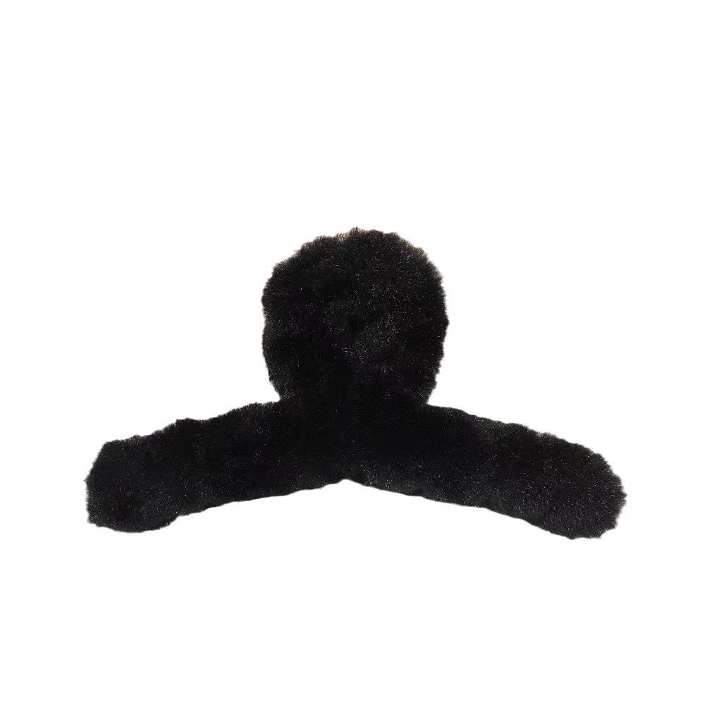 Stuffed gripper female fall and winter large hair clip classy sense ins shark clip hair volume multi-plate hair clip headwear hair accessories