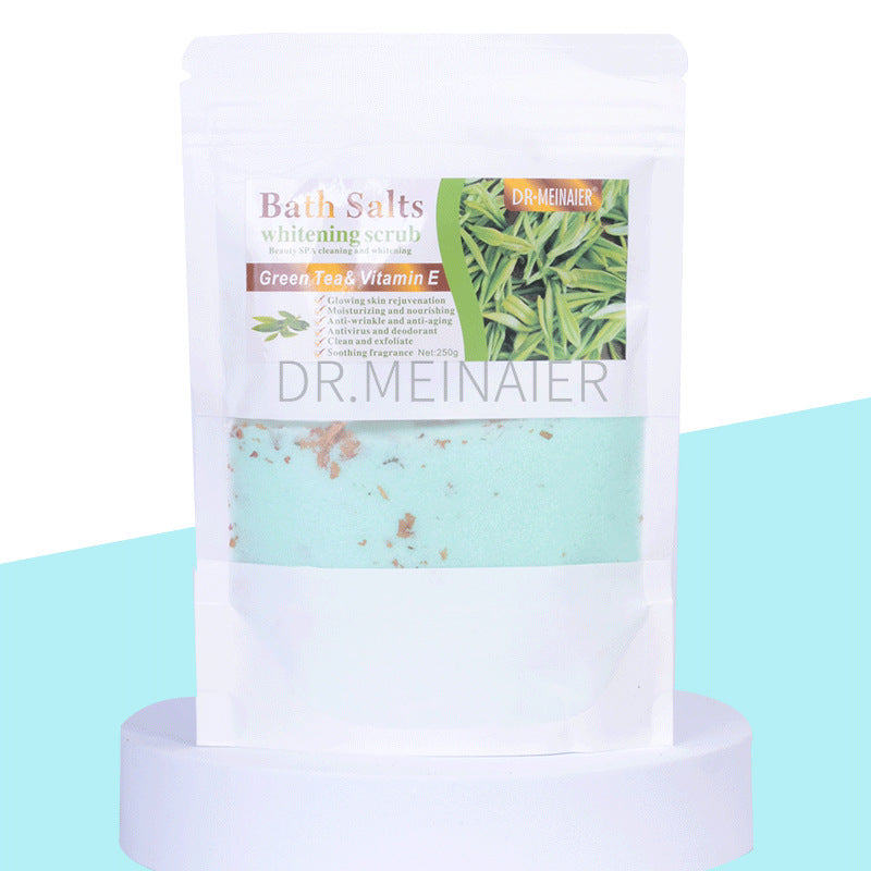 petal aromatherapy sea salt body scrub bath salt 250g bath exfoliation cleansing and smoothing foreign trade wholesale