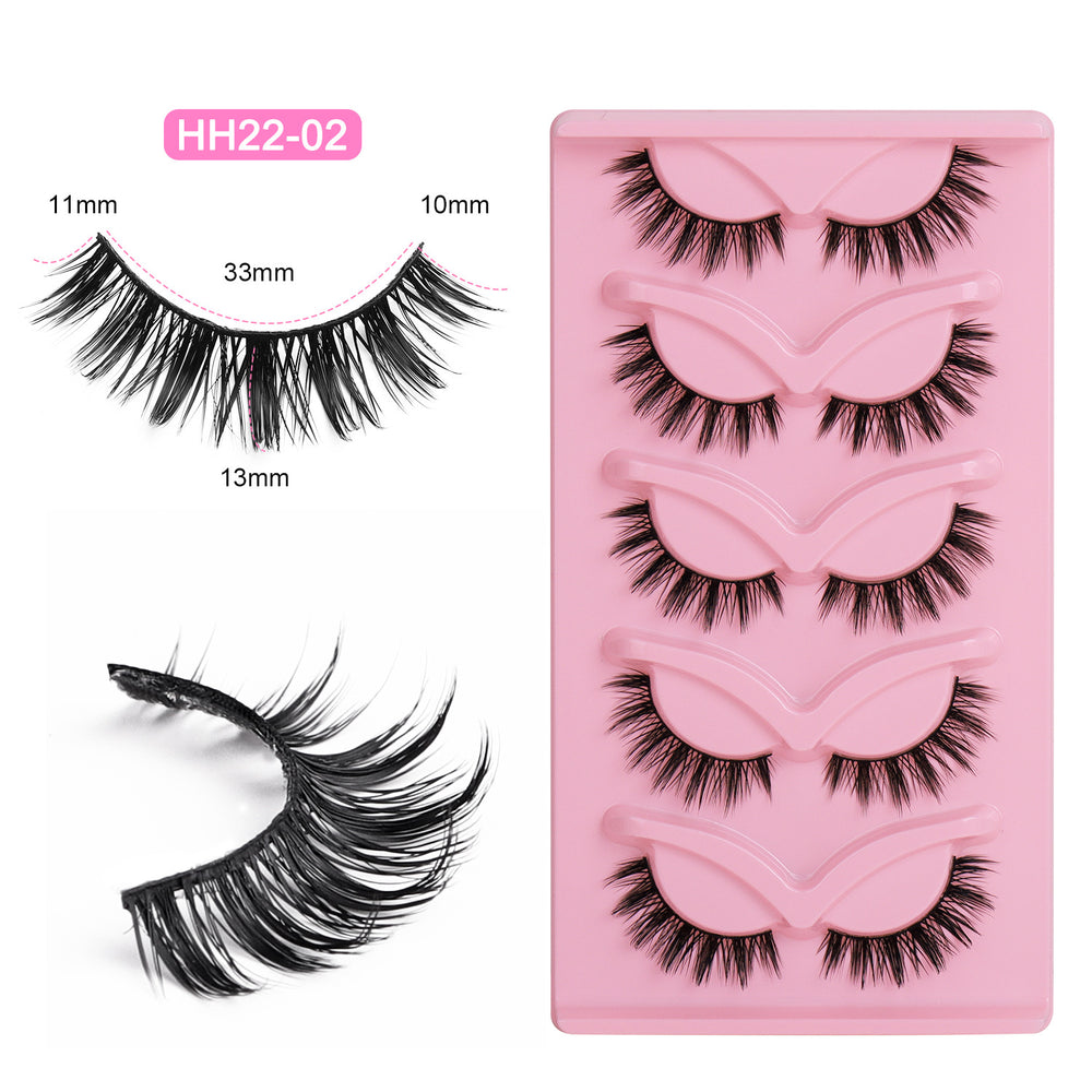 Bestselling faux fox eye lashes for export - dense, dd curl, russian volume, one-piece, hard band false eyelashes - qingdao