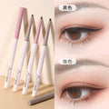 Wodwod silky smooth flat tip gel eyeliner - 3d natural look, waterproof, sweat-proof, smudge-proof, beginner-friendly, faux nude eyeliner