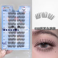Gege bear nine-tailed rabbit fox series glue-free false eyelashes comic artificial segmented elongated eye tail novice eyelashes