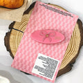 Diamond oval clip-pink