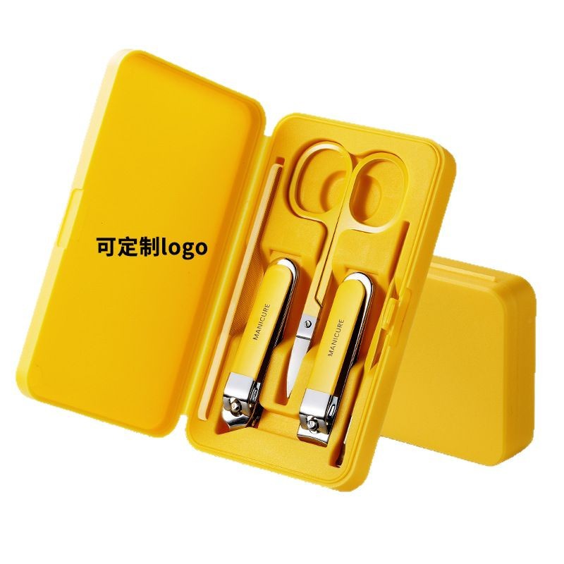 Nail clipper suit with nail polish, good quality nail clippers, manicure clippers, 5-piece nail clipper set, full set, one piece wholesale