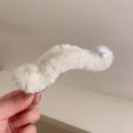 Plush duckbill pearl white-13cm