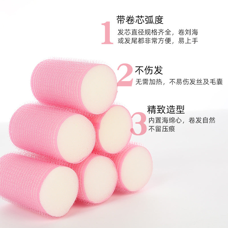 New sponge hair rollers - pear blossom style, multi-color curlers, wavy hair rollers, hair styling tools - oem/odm customization available