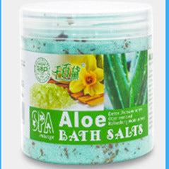 rose milk petal bath salt cleansing exfoliating mud scrub salt massage fragrant bath foot bath salt 350g