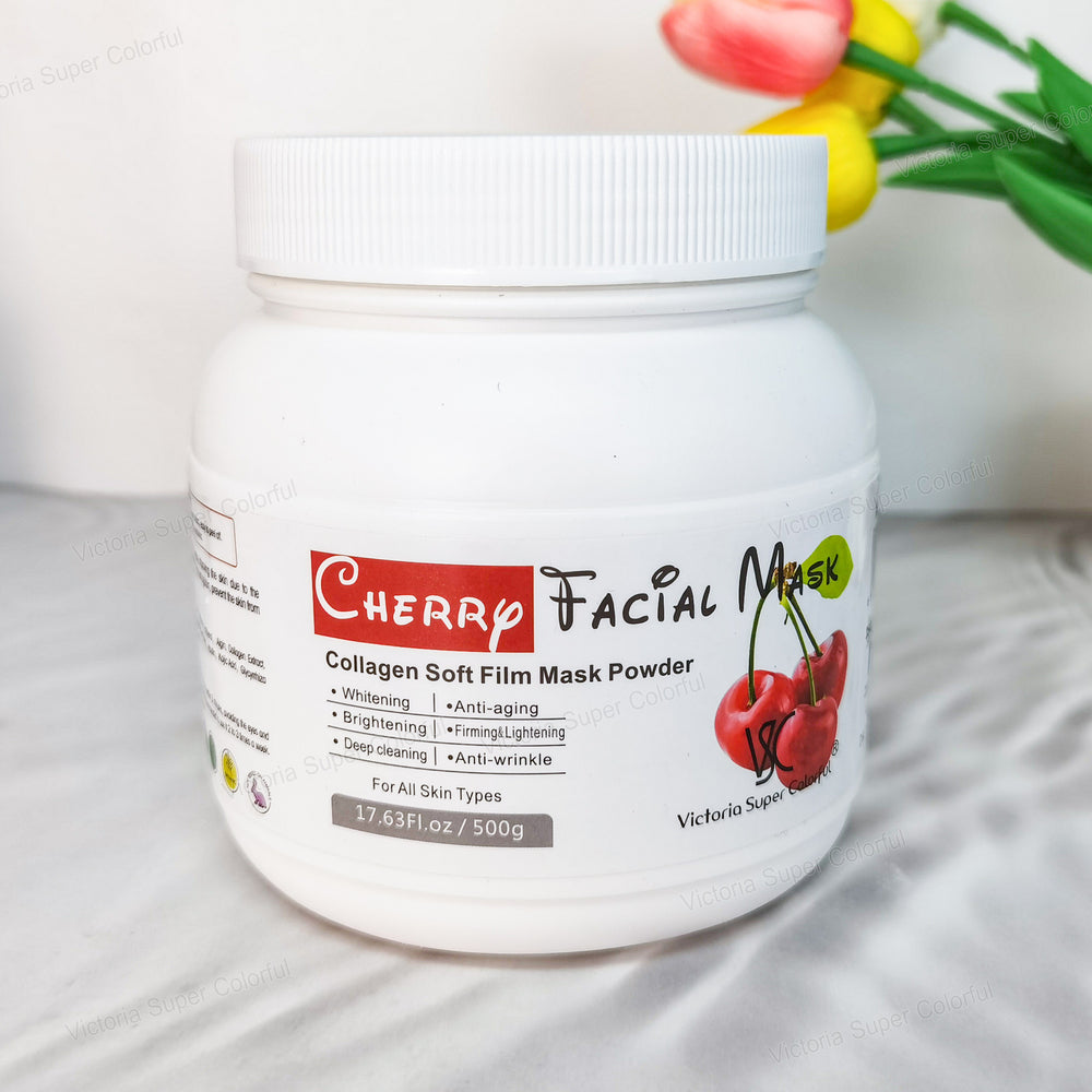 rose soft mask powder moisturizing and hydrating bottled facial mask powder factory processing export wholesale 500g