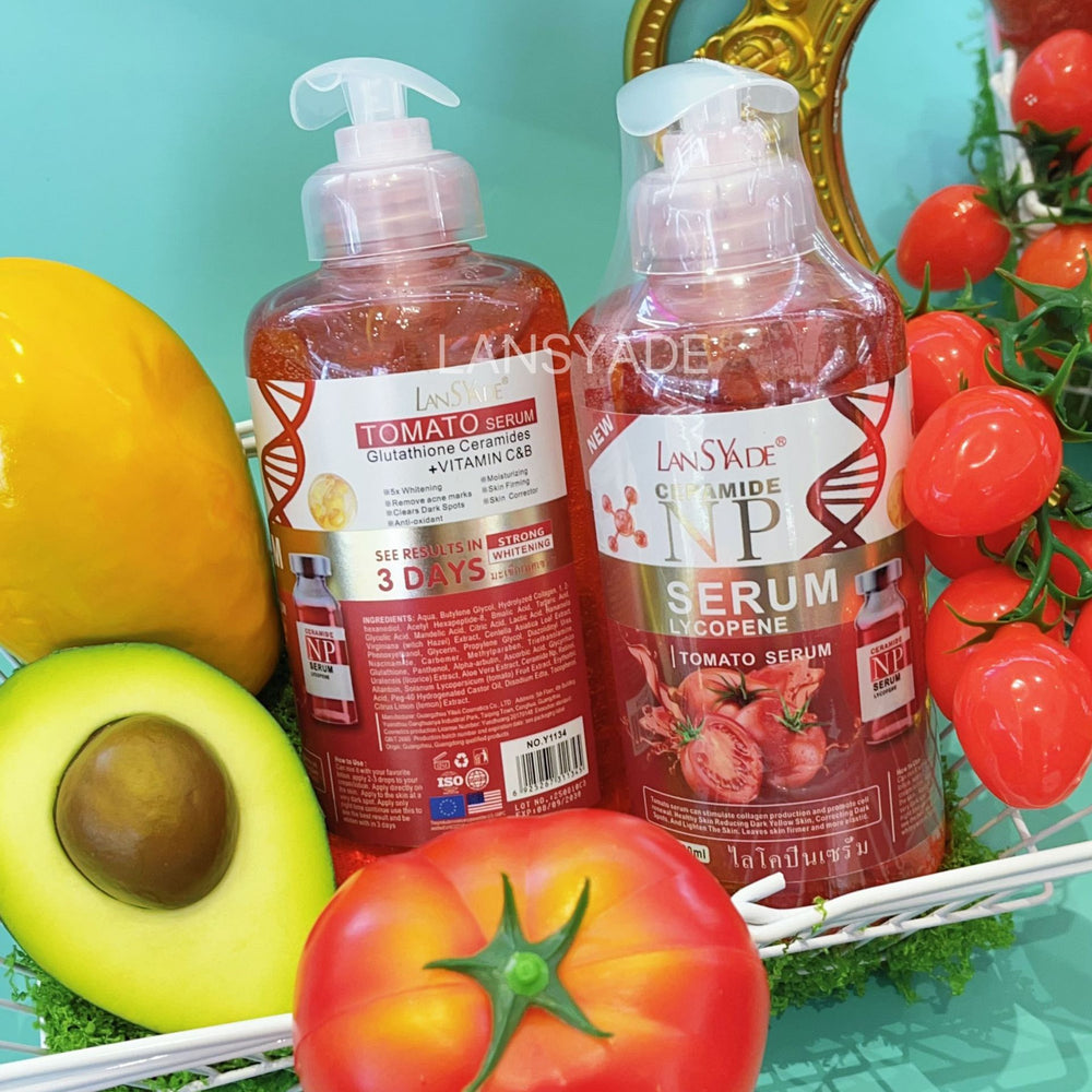tomato extract ampoule essence fruit acid moisturizing repair brightening and blackening serum 500ml
