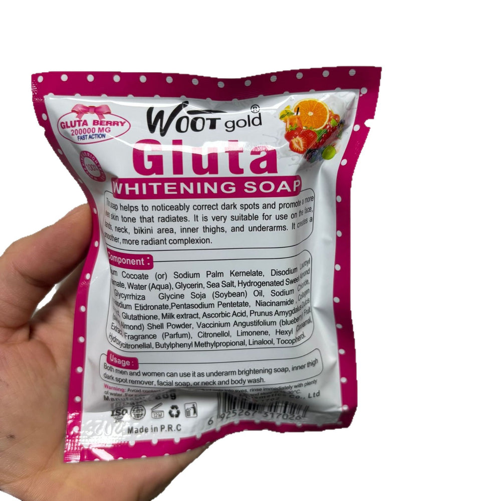 foreign trade bagged glutathione soap cleansing bath cleansing soap refreshing nourishing turmeric soap 80g