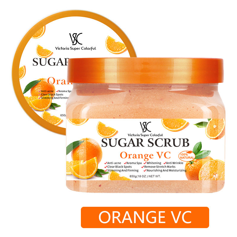 natural pure sugar scrub classy fruit fragrance bath rejuvenating moisturizing exfoliating bath salt body bath salt
