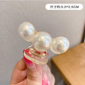 Solid 3-pearl medium size