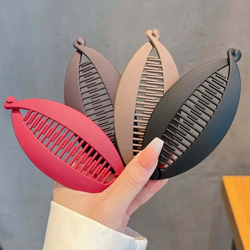 Morandi ponytail buckle hairpin for women, elegant frosted hair twist clip, horizontal clip, hair clip, banana clip, headwear