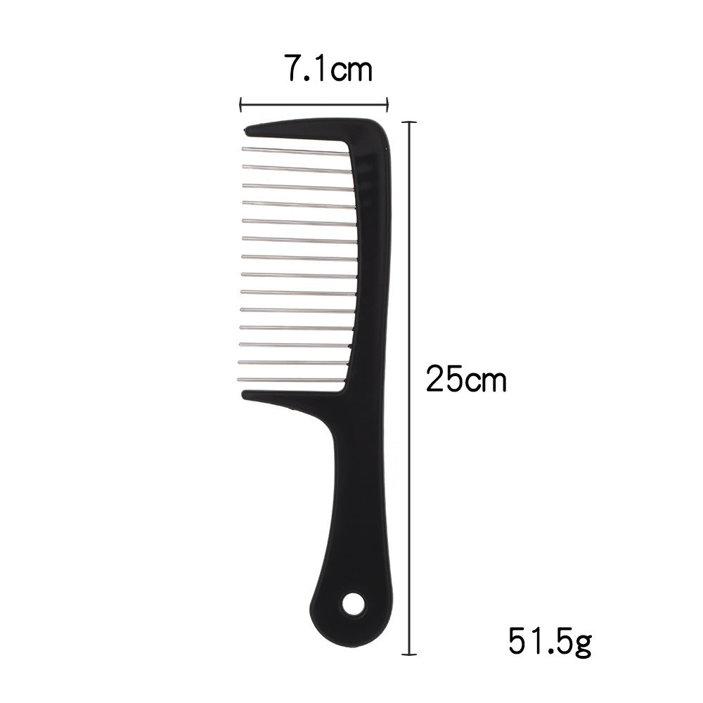 Hairdressing comb cross-border various combs barber shop special comb pointed tail dual-purpose oil head comb can be printed with logo and fixed color