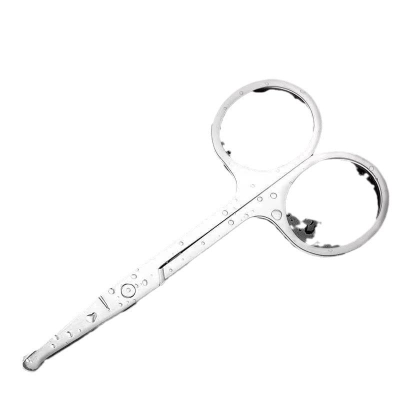 Eyebrow scissors eyebrow nose hair trimmer stainless steel pointed beauty scissors eyelash makeup small scissors beauty special