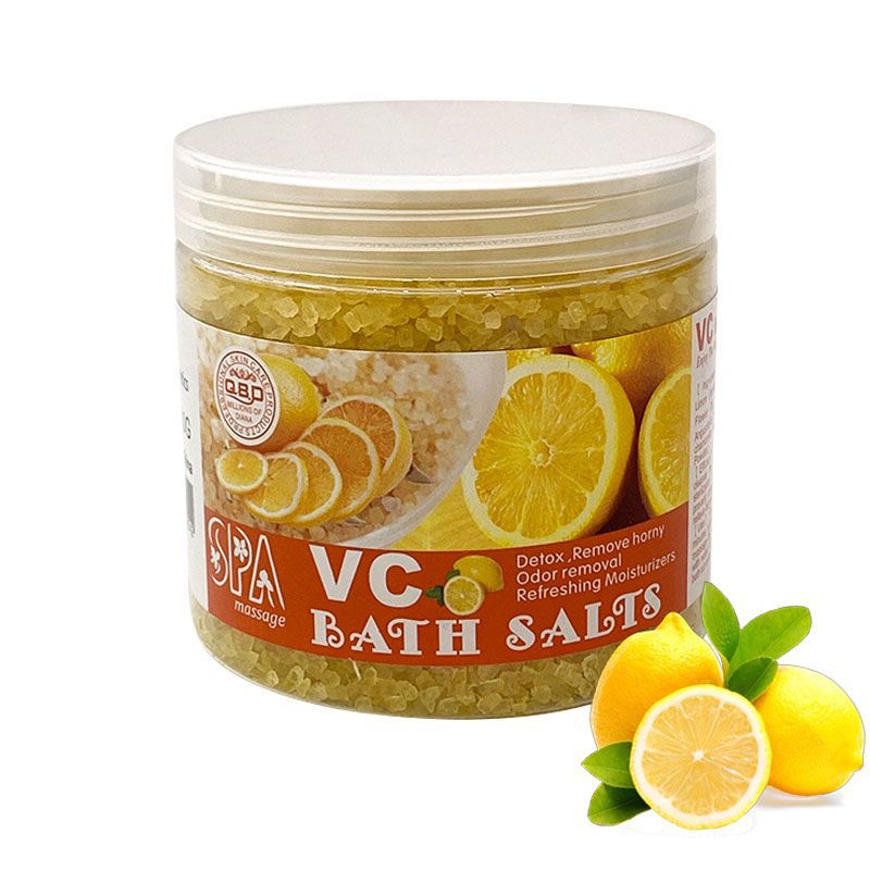 foreign trade frosted crystal salt fragrance bath coarse salt exfoliating chicken skin sea salt bath bath salt 680g