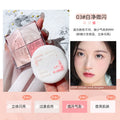 Novo lightweight seamless quad setting powder - oil control, long-lasting, waterproof makeup for students