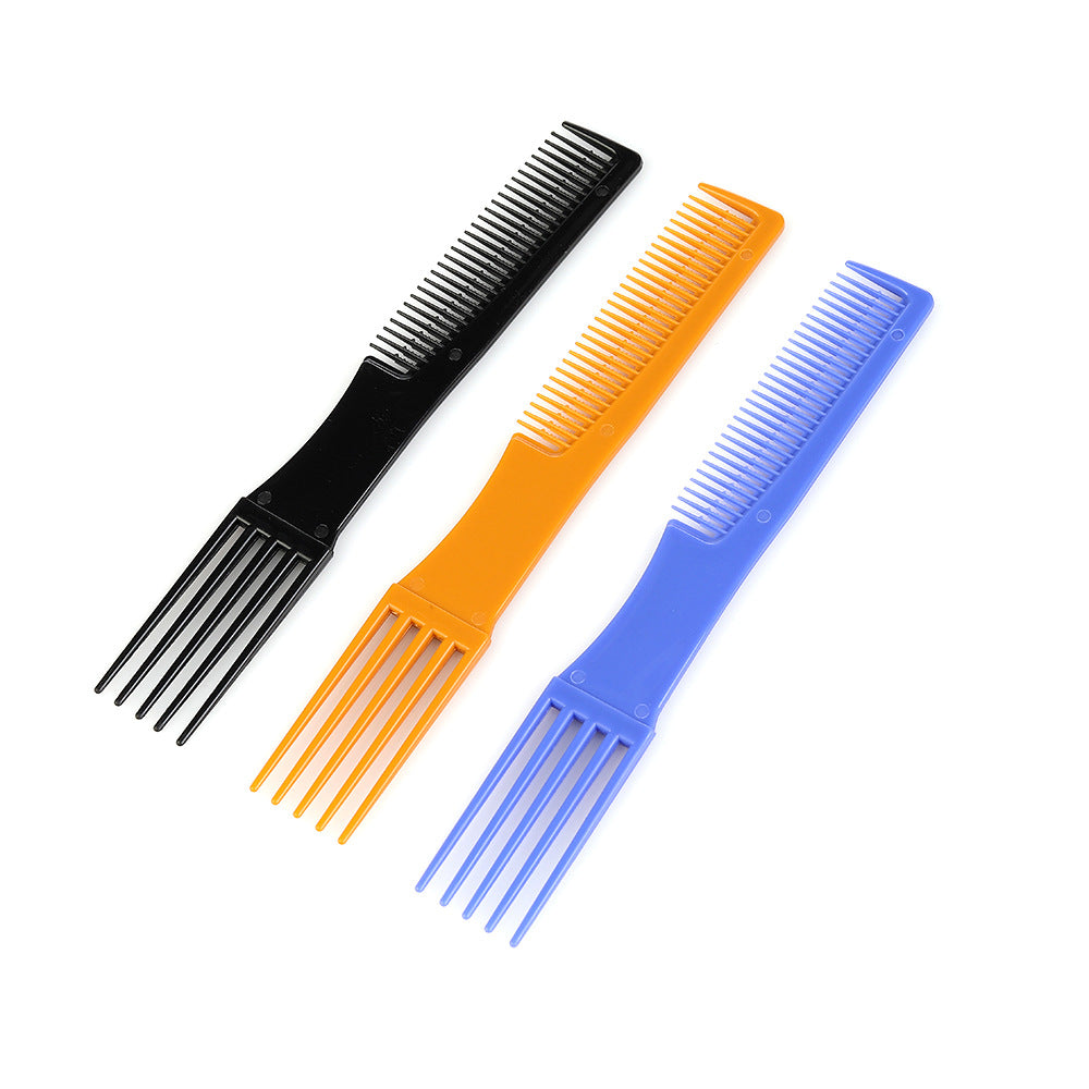 Professional salon comb dual-ended 2-in-1 hair styling comb - amazon plastic hair comb - cross-border, customizable with logo