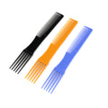 Professional salon comb dual-ended 2-in-1 hair styling comb - amazon plastic hair comb - cross-border, customizable with logo