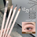 Novo fine-tip microblade brow pencil - hard core, waterproof, smudge-proof, beginner-friendly, natural hair-like definition, wild brow look