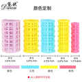 Popular eight-character air bangs curling tape toothed hair curling mother buckle hair curling tool multi-specification plastic curling iron