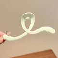 Sense of design geometric lines back of head hair clip large shark clip female frosted easiest for matchelegant hair clip headwear