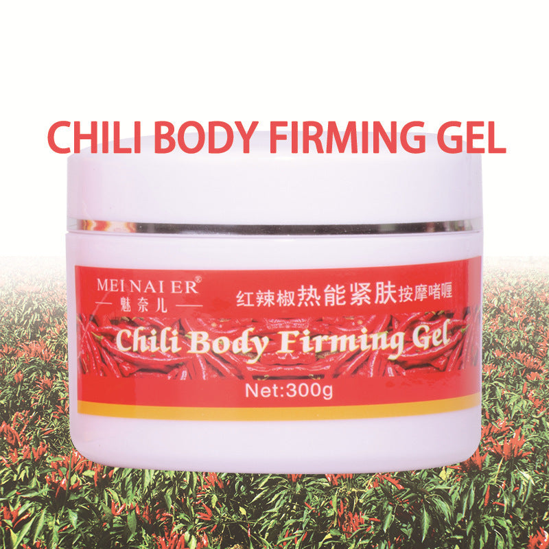 exclusive red pepper skin tightening cream for abdomen, thin legs, belly tightening, fever, whole body massage gel 300g