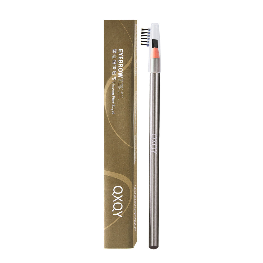 Qxqy peel-off brow definer: natural, defined, wild brow look. waterproof, sweat-proof, long-lasting, smudge-proof, hair-like brow pencil