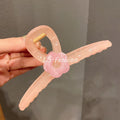 Extra large 13cm flower hair clip shark clip grab clip elegant hair clip for large hair volume on the back of the head hair clip hair clip