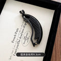 Ankola red casualclassynew arrival bright banana horizontal clip one-word clip elegant half-tied hair clip twist clip