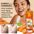carrot turmeric body lotion 500ml - brightening, hydrating, and moisturizing body cream - wholesale