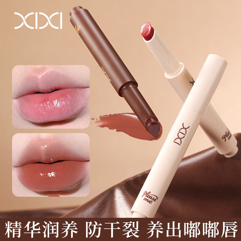 Makeup xixi winter collection light honey water gloss lipstick mirror pure desire pseudo-no makeup moisturizing low saturation whitening solid lip gloss