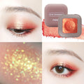 Makeup novo keyboard fingertip eyeshadow sparkling super shiny powder long-lasting non-removing makeup mashed potato single color eyeshadow palette