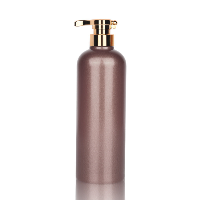 Round shoulder 750ml plastic bottle blow molding press empty bottle pet refill lotion shampoo shower gel bottle