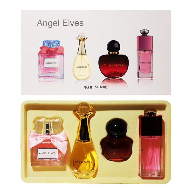 Angelelves red poison sweetheart charm women's perfume gift set - fresh, natural, long-lasting floral fruity scent for students