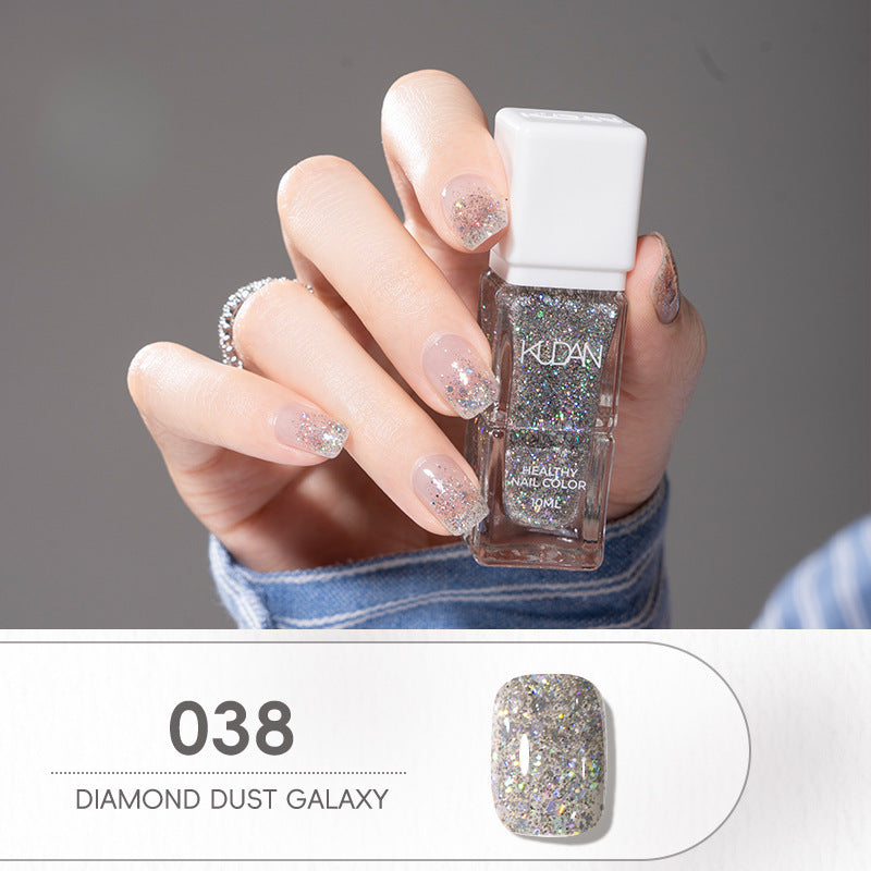 Kudan pure english cross-border special water-based nail polish no baking long-lasting quick-drying peelable 10ml polish