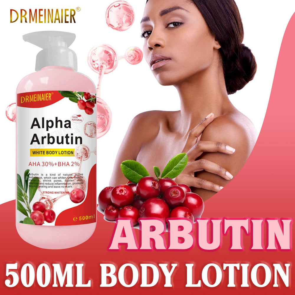arbutin body lotion, skin-beautifying, brightening, moisturizing, arbutin body lotion 500ml foreign trade wholesale