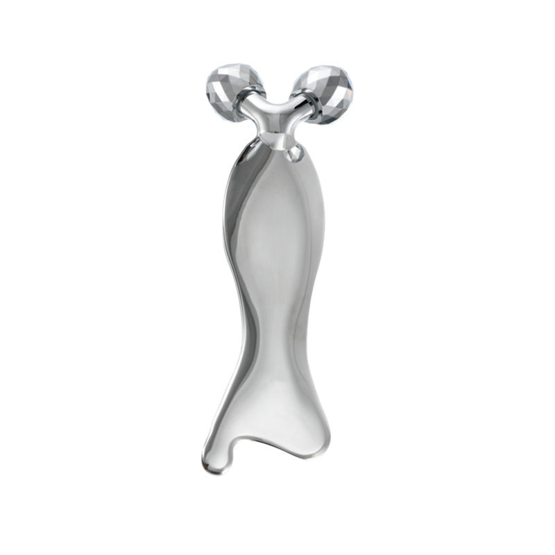 bestseller: 3d roller facial massager - zinc alloy massage wand for face lifting, firming, and eye massage