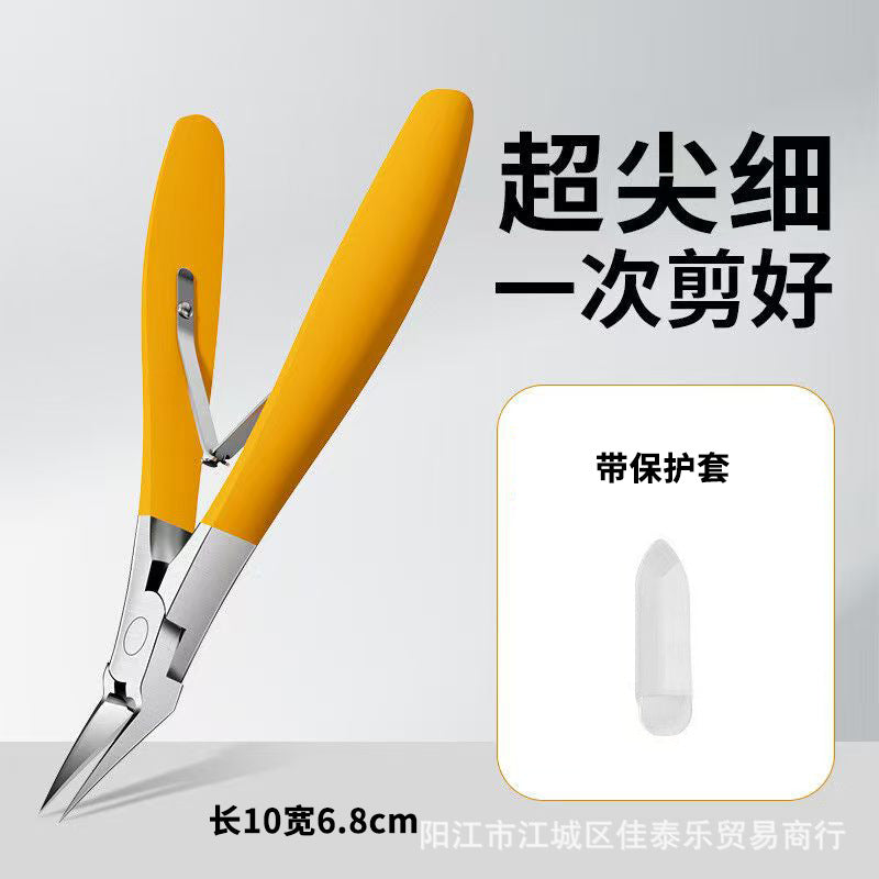 New arrival nail scissors, special nail clippers for nail grooves, pedicure handy gadget, toenail scissors, stainless steel eagle beak nail clippers
