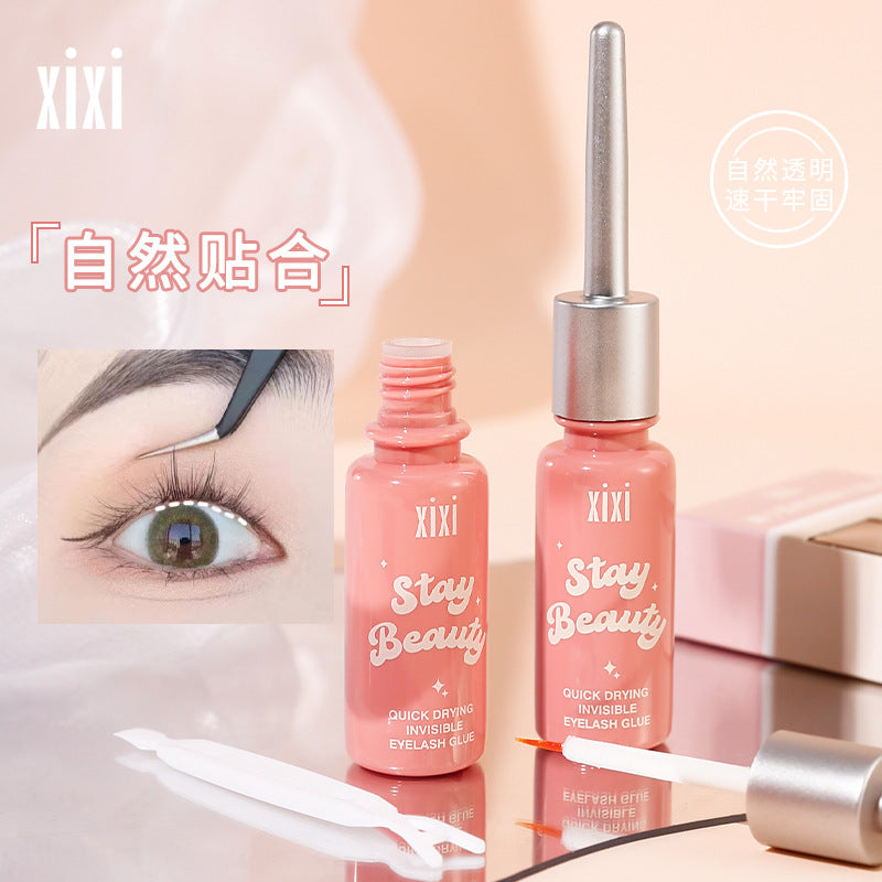 Xixi transparent quick-drying invisible fake eyelashes glue long-lasting hair-styling non-irritating super sticky double eyelid glue hair-styling cream