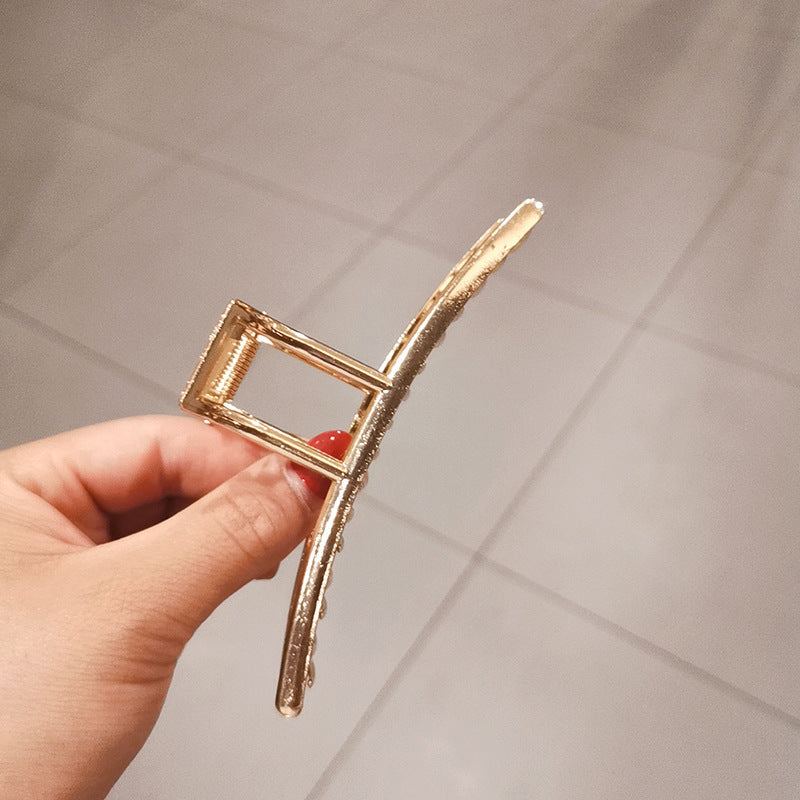 Popular metal large hair clip for women korean girlcasualelegantelegance hair clip back of head hair clip clip headwear