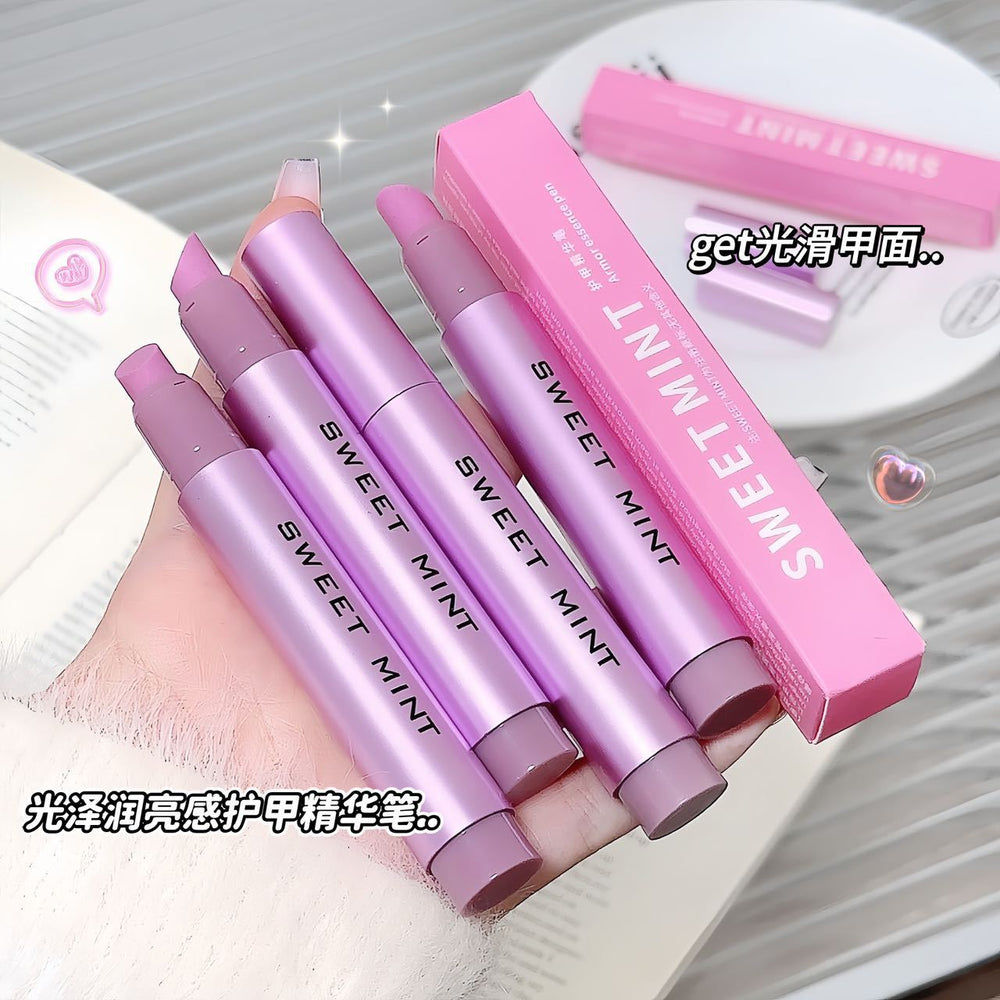 Sweet mint cuticle oil pen - dead skin remover, anti-splitting, nail care, manicure & pedicure treatment