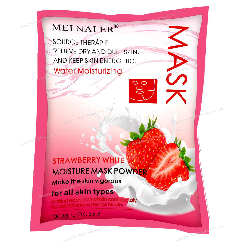 menair strawberry hydrating and moisturizing soft mask powder nourishing brightening shrinking pores skin care mask powder wholesale