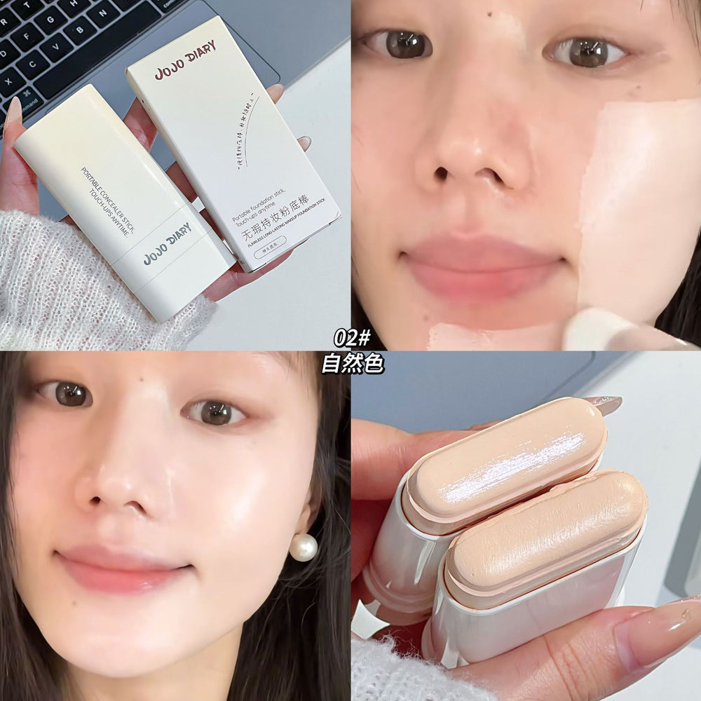 Makeup jojo diary flawless long-lasting makeup foundation stick concealer waterproof anti-sweat non-removing makeup foundation cream contour stick